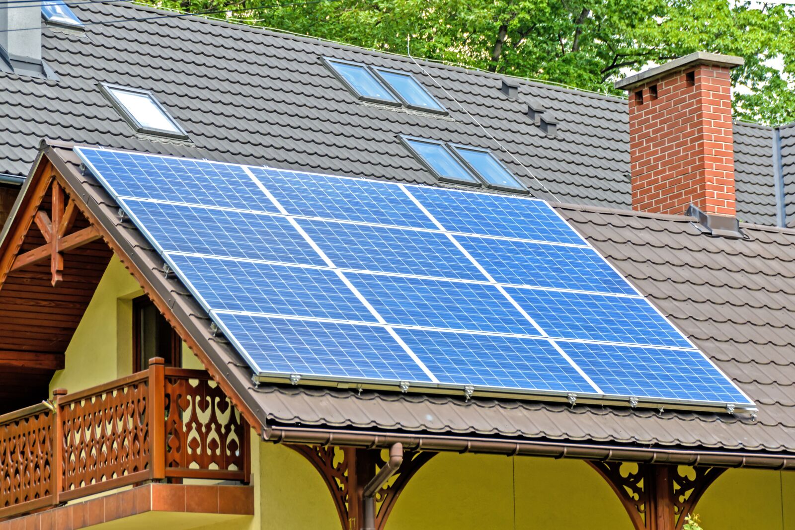 Nikon D3100 sample photo. Solar panels, heating, renewable photography