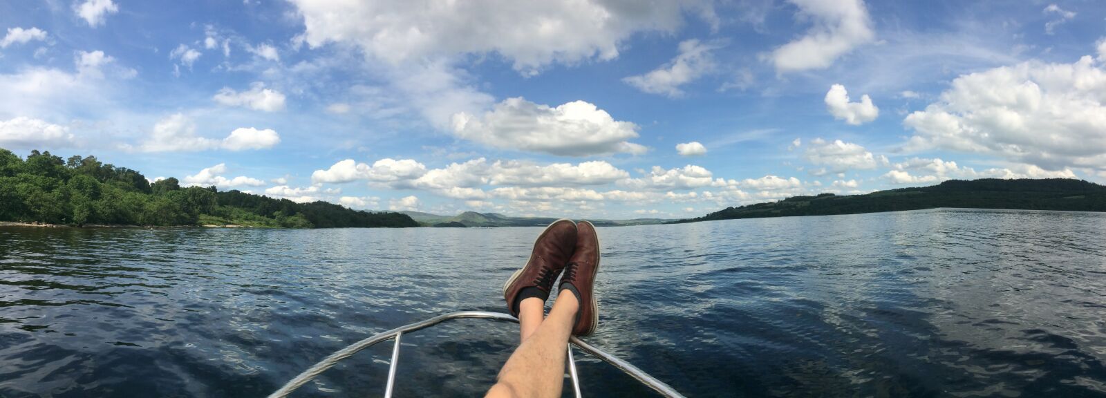 iPhone 5s back camera 4.15mm f/2.2 sample photo. Boat, scotland, loch lomond photography
