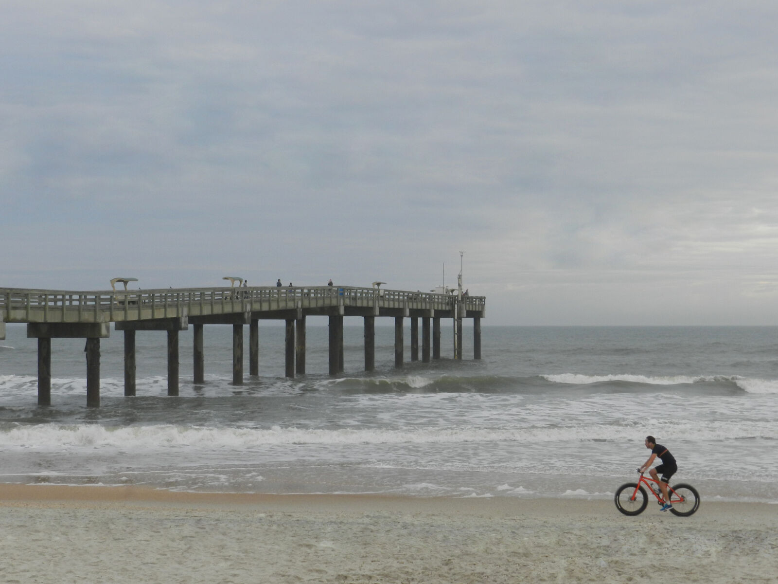 Nikon Coolpix P500 sample photo. Beach, bike, florida, sea photography
