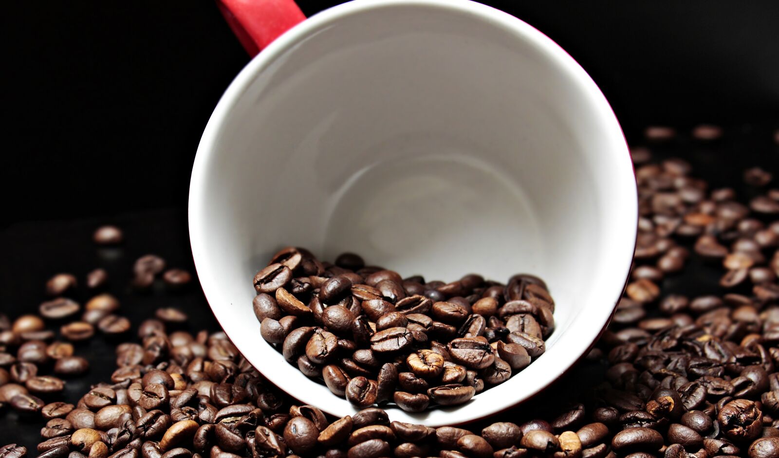 Canon EOS 100D (EOS Rebel SL1 / EOS Kiss X7) sample photo. Coffee beans, coffee cup photography
