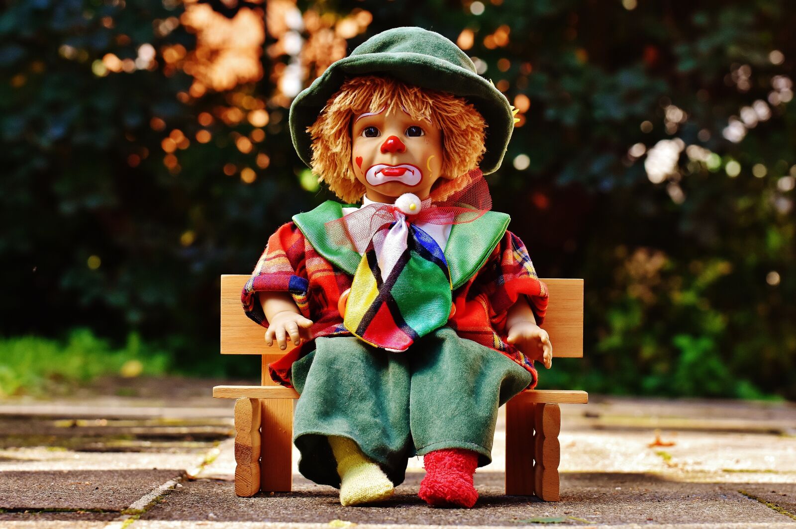 Nikon D7200 sample photo. Doll, clown, sad photography