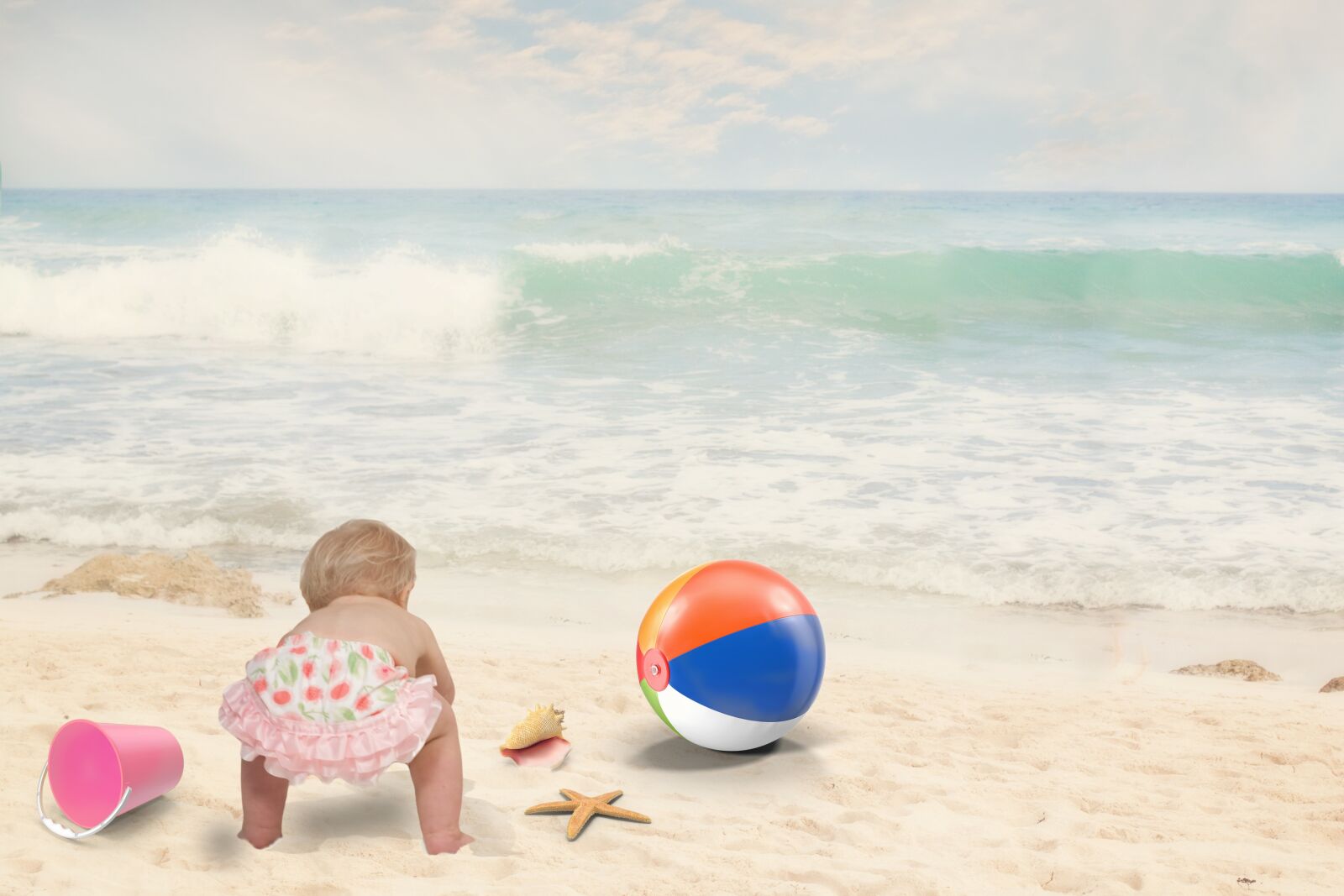 Canon EOS 450D (EOS Rebel XSi / EOS Kiss X2) sample photo. Beach, baby, child photography