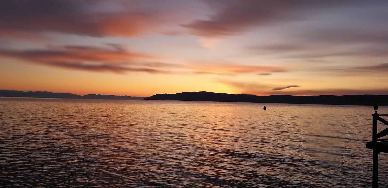 Samsung Galaxy A9 (2018) sample photo. Bike, sunset, lake photography