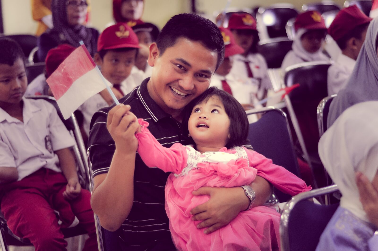 Nikon D90 sample photo. Father, child, princess photography