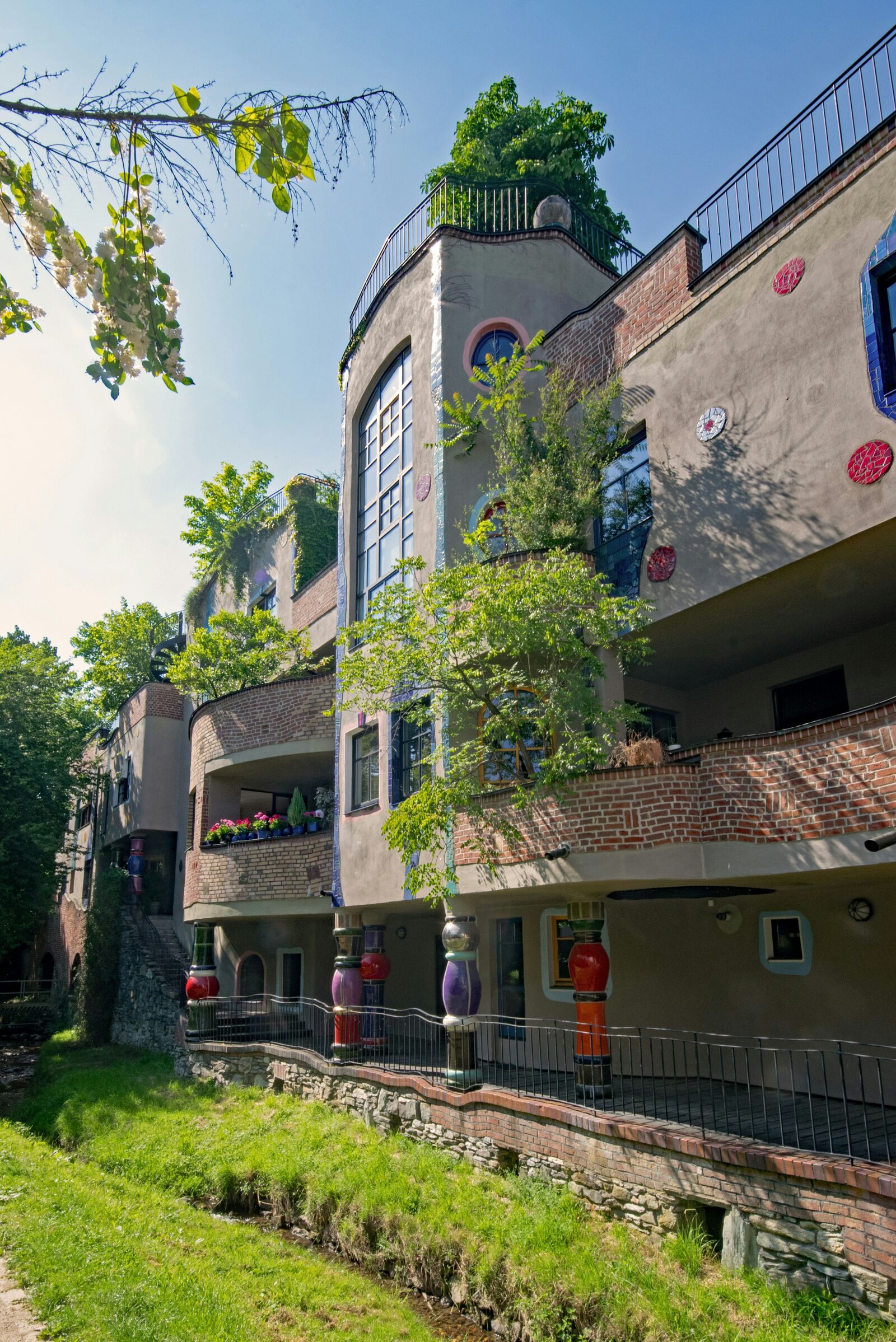 Nikon D5300 sample photo. Hundertwasser house, bad soden photography