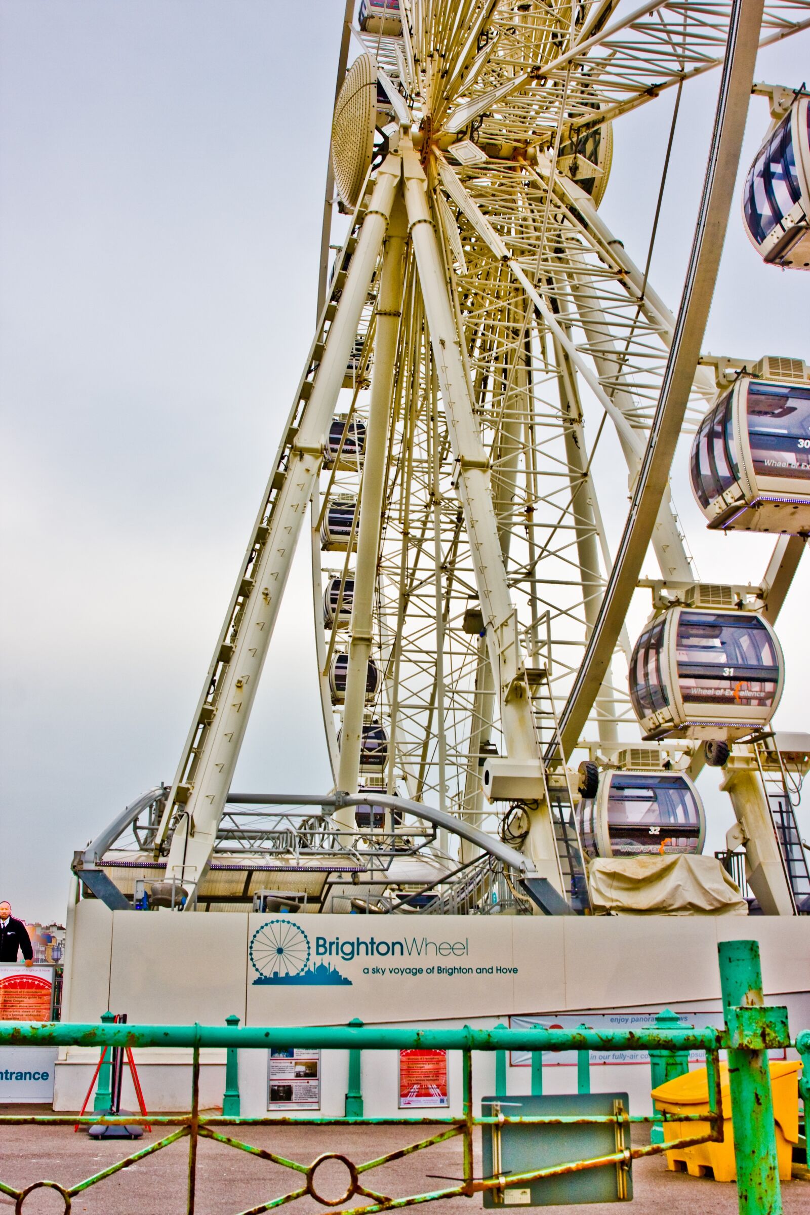 Canon EOS 40D sample photo. Ferris wheel, brighton, uk photography
