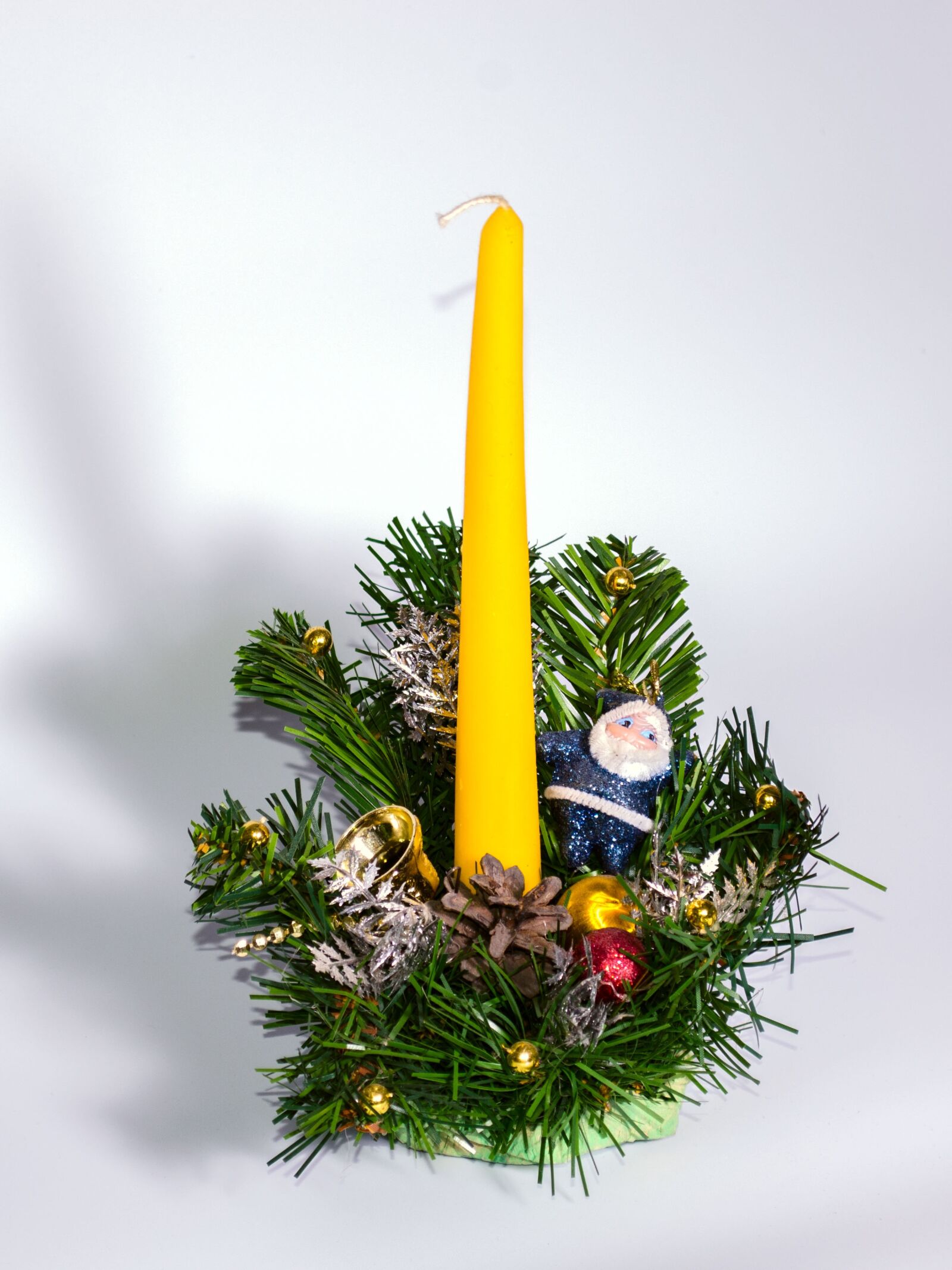 Nikon D5100 sample photo. Christmas tree, artificial, candle photography