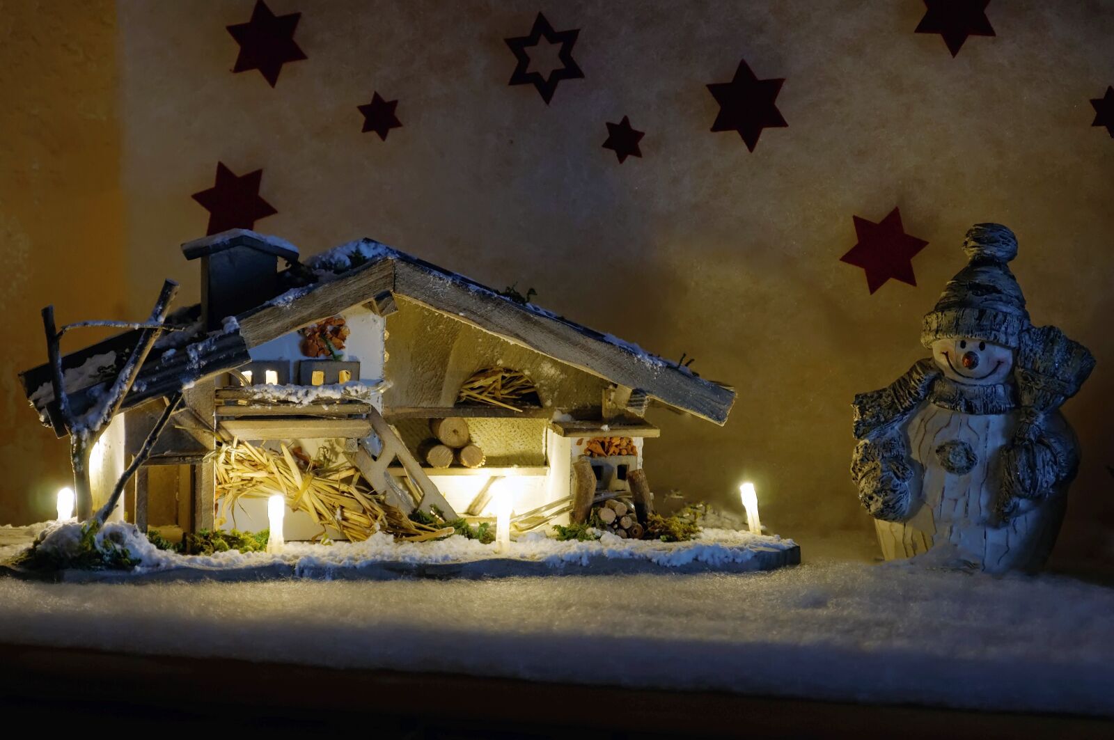 Nikon D300 sample photo. Christmas, deco, straw photography