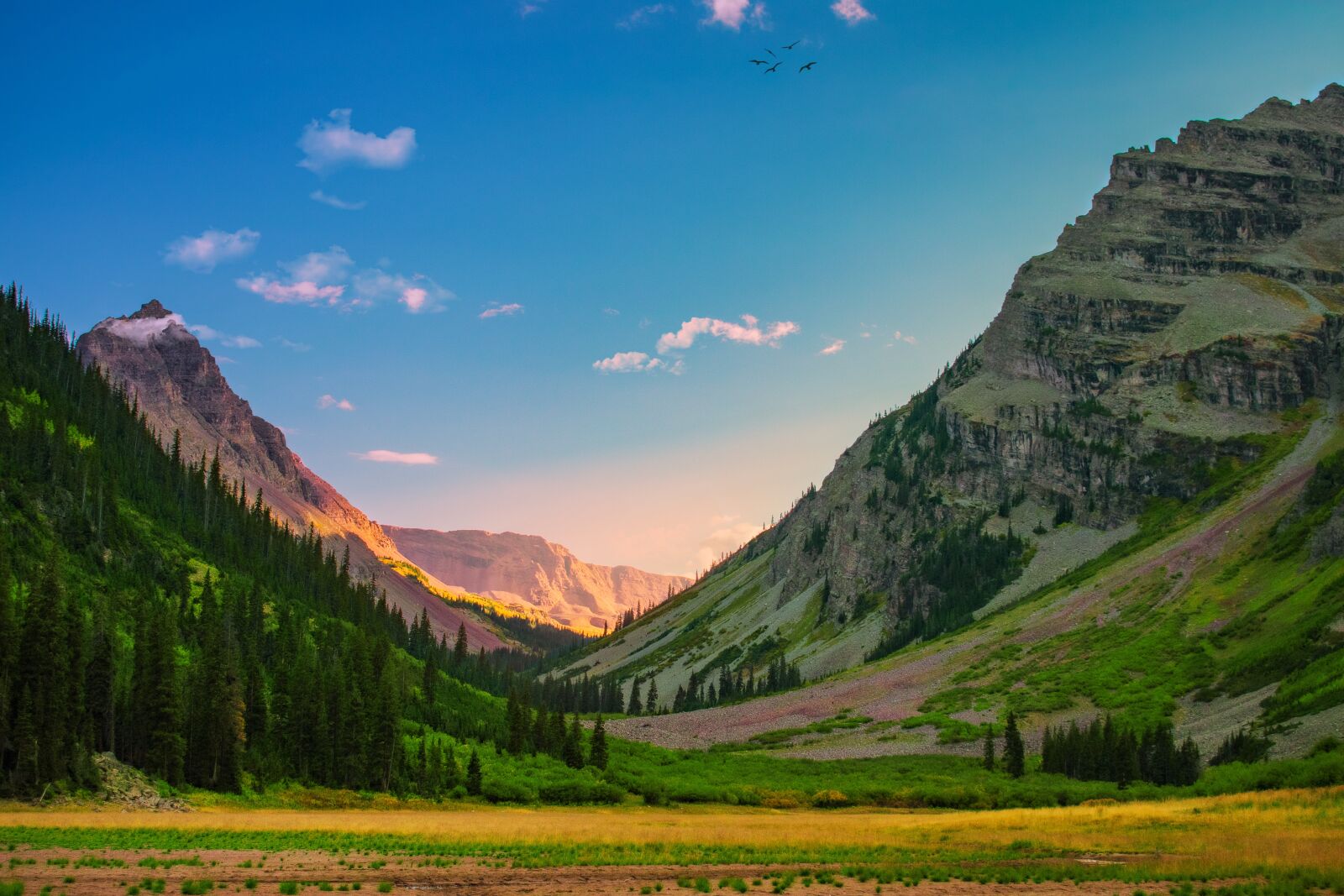 Nikon D3400 sample photo. Mountain, valley, green photography