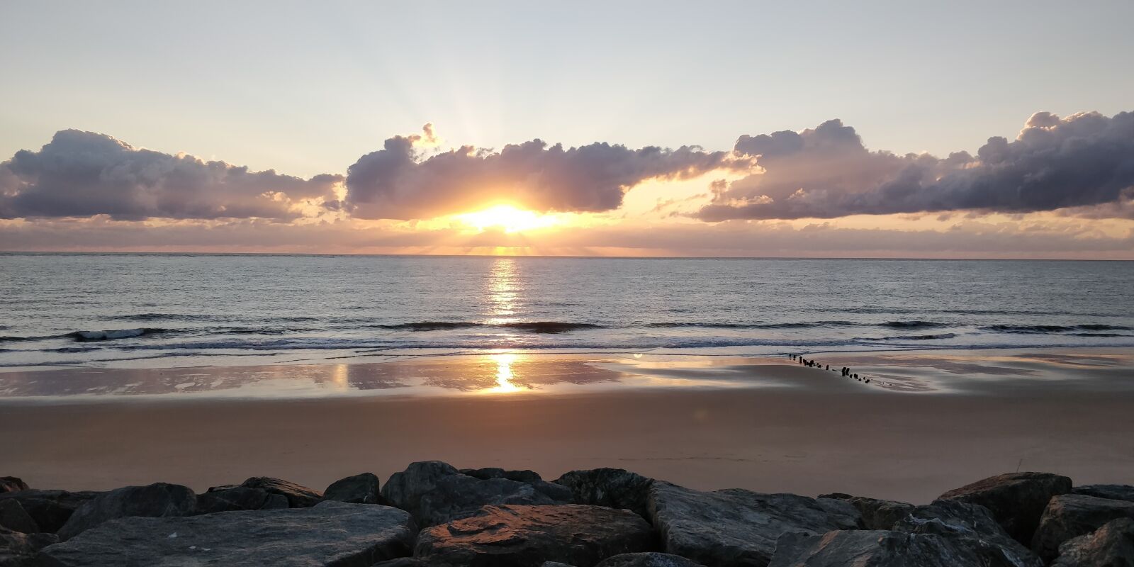 OnePlus 5T sample photo. Beach, sun, sunset photography