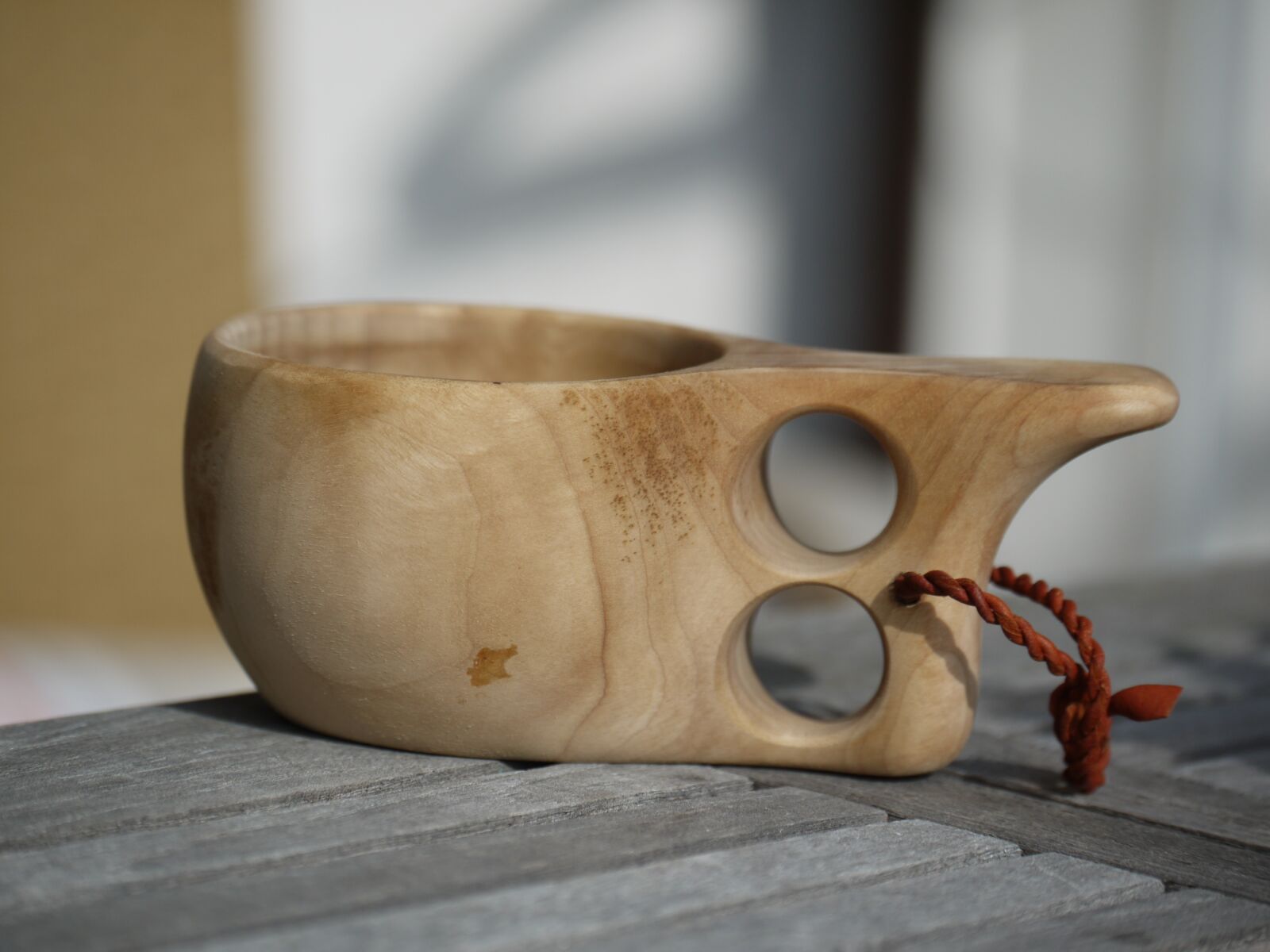 Panasonic Lumix DMC-G1 sample photo. Coffee cup, wood, finland photography