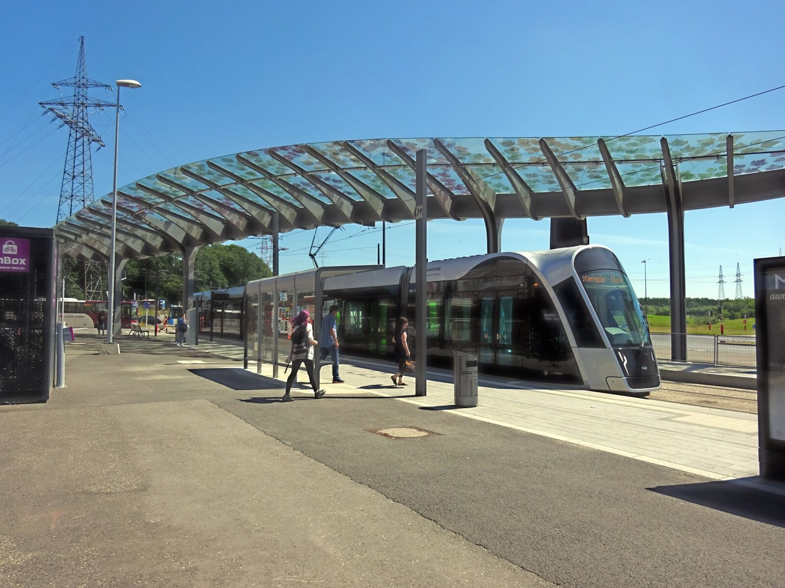 Sony Cyber-shot DSC-WX350 sample photo. Tram, luxembourg, luxury expo photography