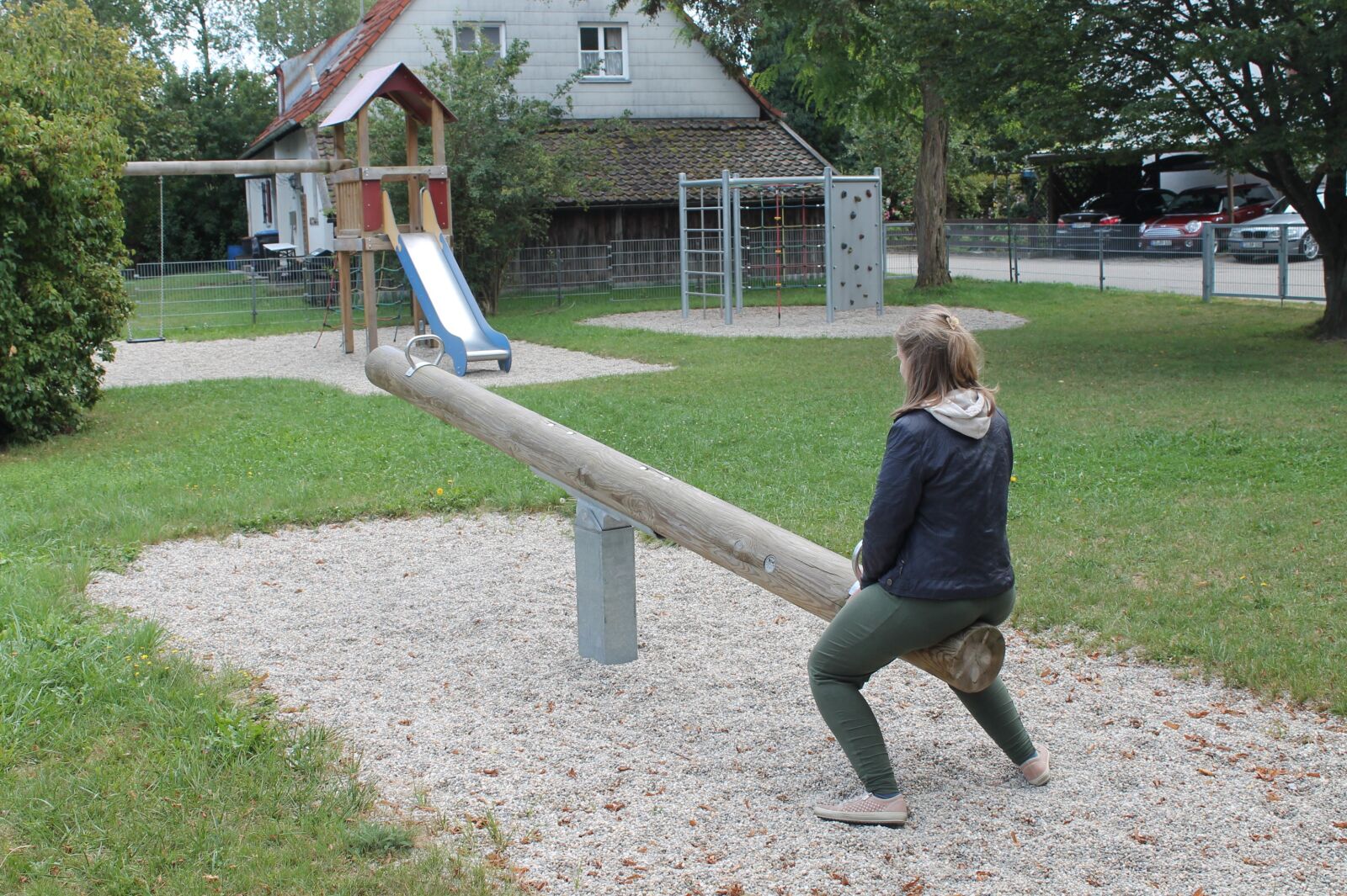 Canon EOS 1100D (EOS Rebel T3 / EOS Kiss X50) sample photo. See saw, playground, play photography