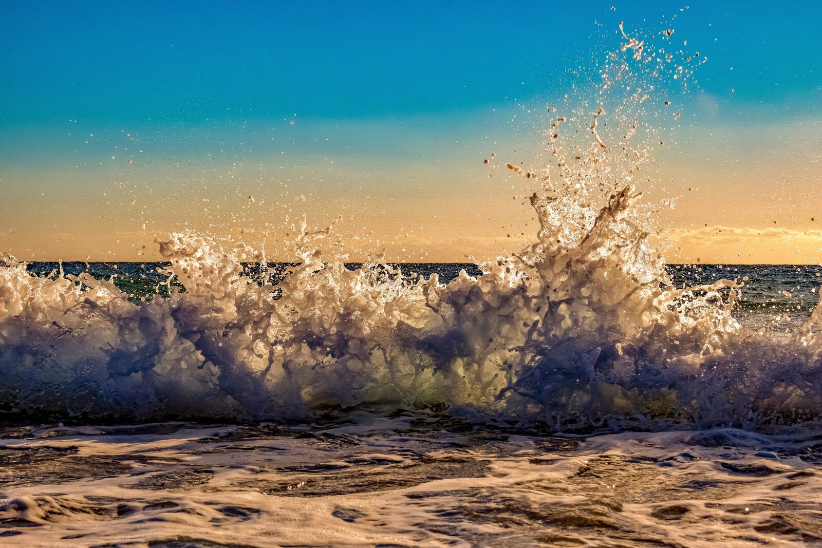 Nikon D3300 sample photo. Wave, crashing, water photography