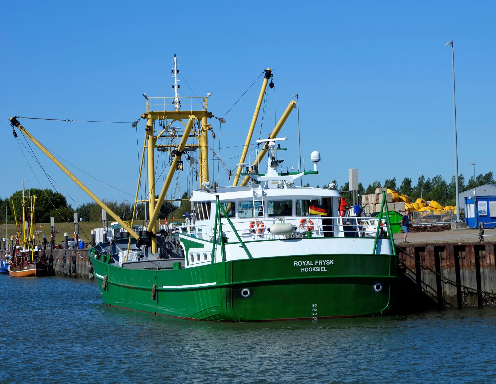 Nikon D5100 sample photo. Hooksiel, ship, shrimp photography