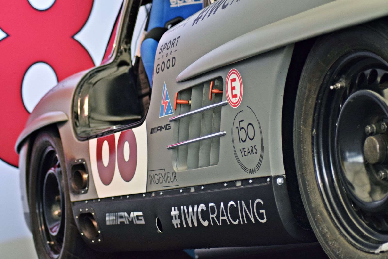 Nikon D3300 sample photo. Mercedes benz, gullwing, racing photography
