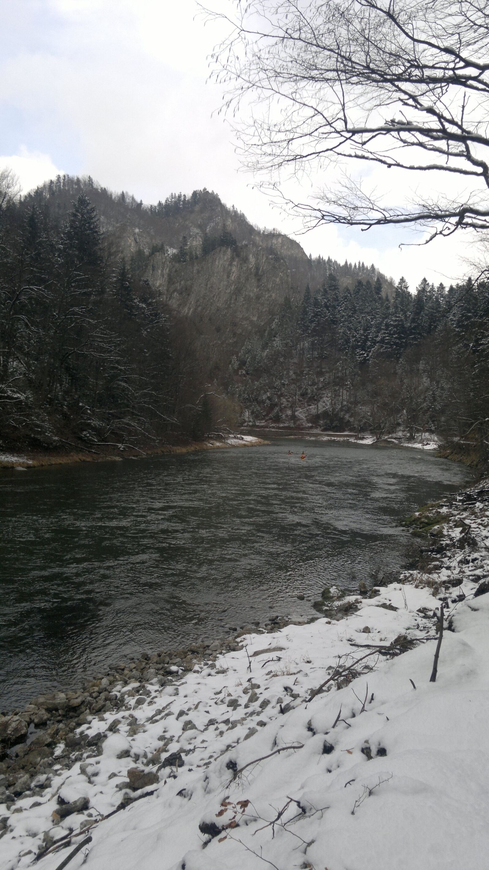 Nokia N8-00 sample photo. Winter, dunajec, pieniny photography