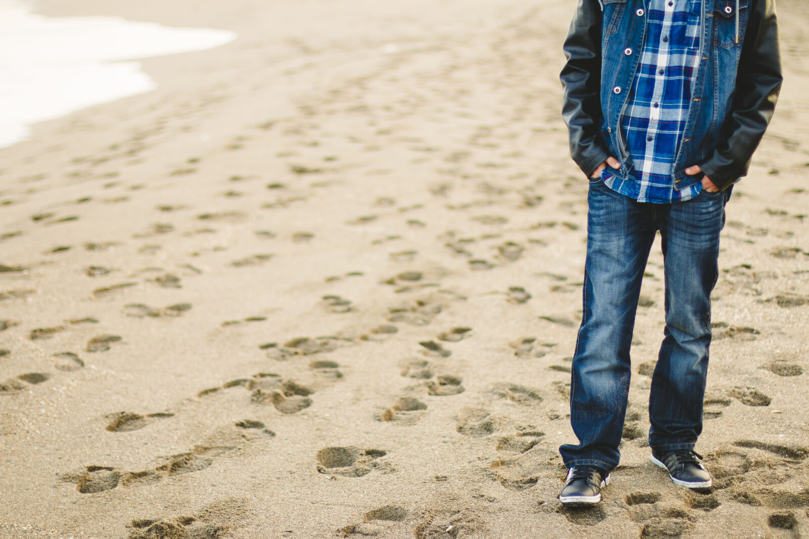 Canon EOS 70D + Canon EF 50mm F1.4 USM sample photo. Nature, man, beach, sand photography