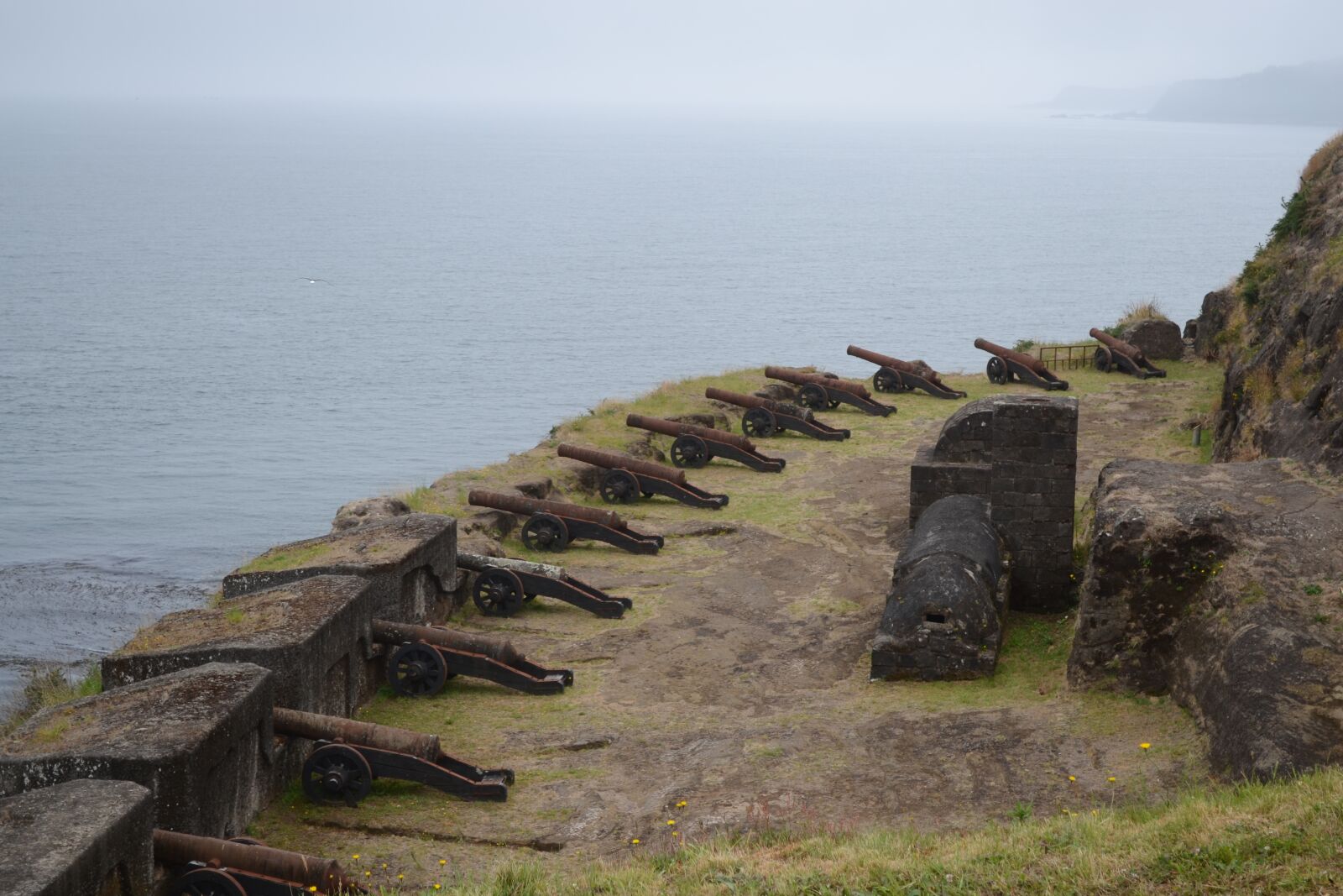 Nikon D3100 sample photo. Fortress, cannons, defense photography