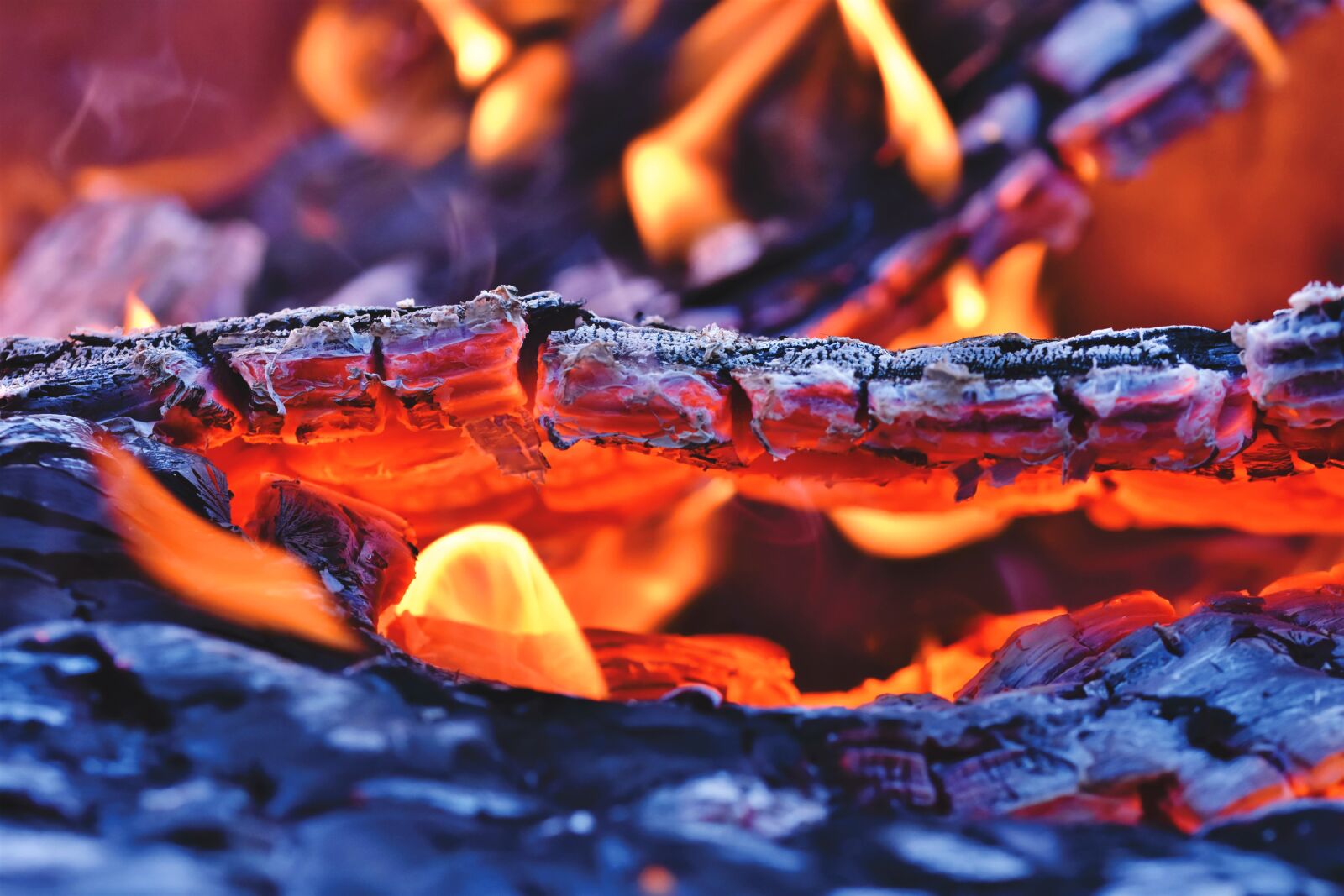 Nikon D7200 sample photo. Fire, fireplace, embers photography