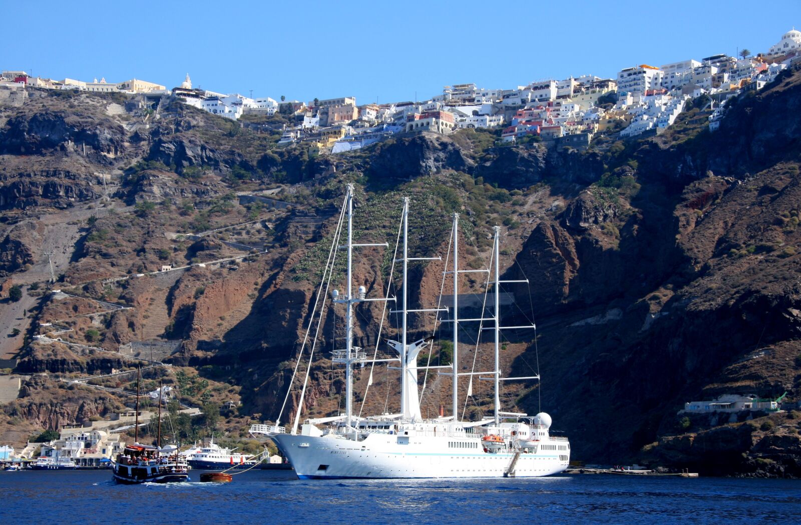 Canon EOS 30D sample photo. Santorini, greek island, caldera photography