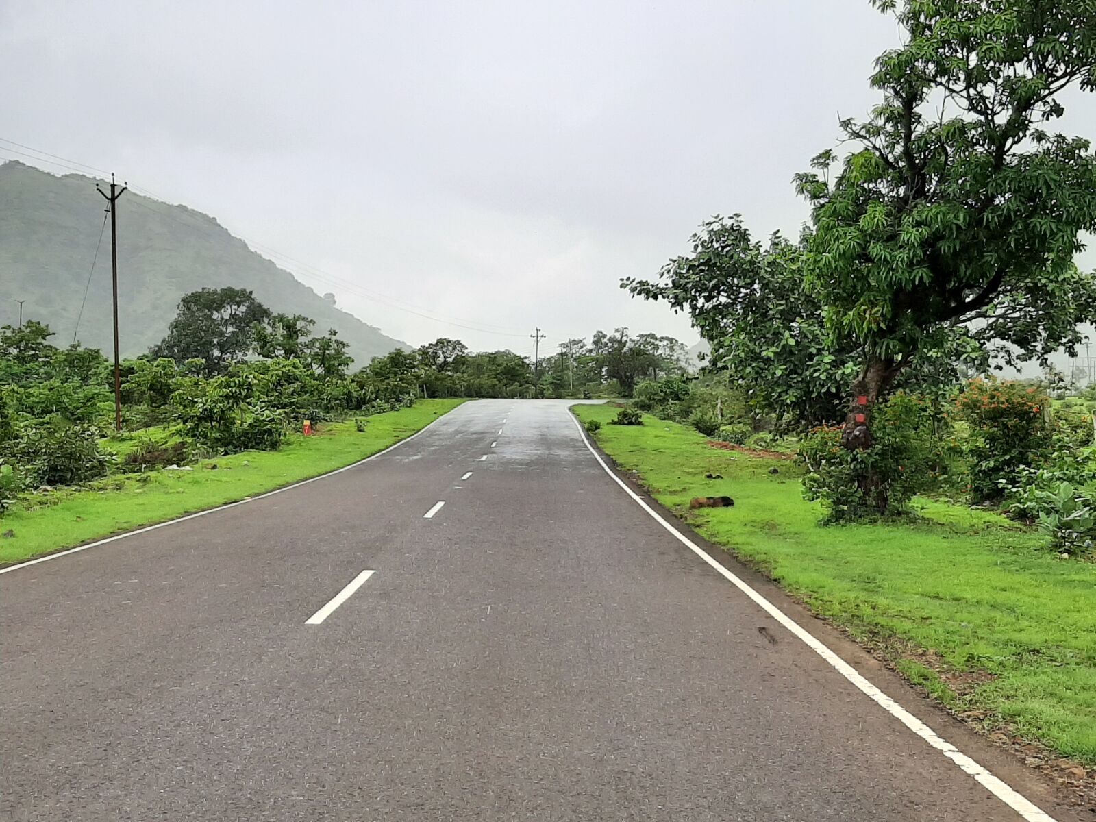 Samsung SM-A505F sample photo. Road, sky, rahulkhotare photography