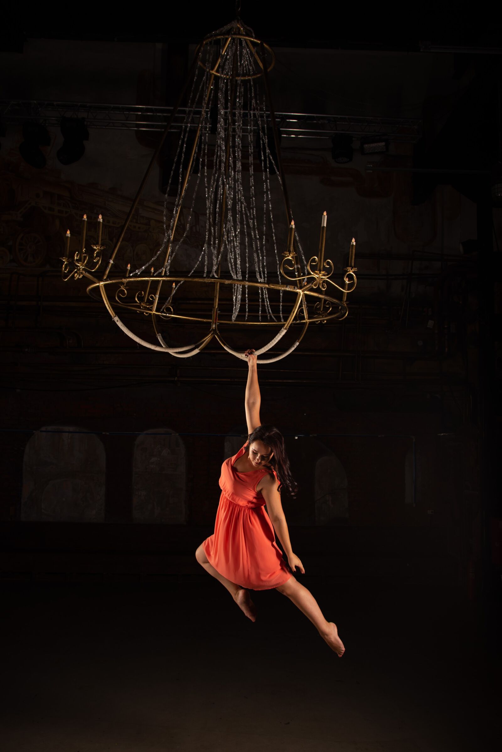 Nikon D750 sample photo. Aerial acrobatics, circus, props photography