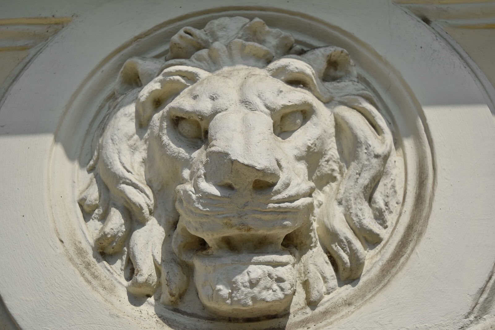 Nikon D5500 sample photo. Lion, wall, sculpture, architecture photography