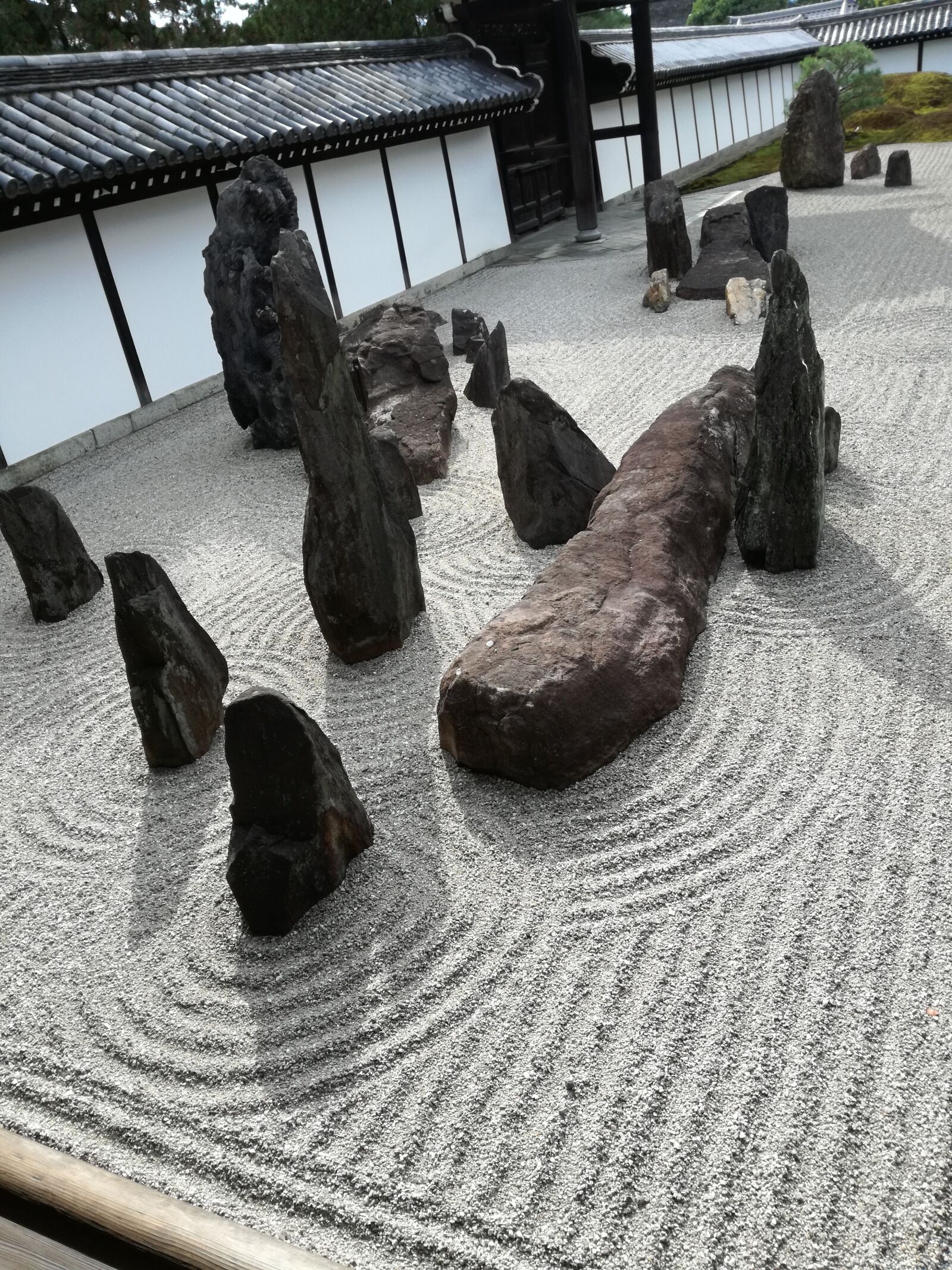 HUAWEI P9 LITE sample photo. Kyoto, rock garden, garden photography