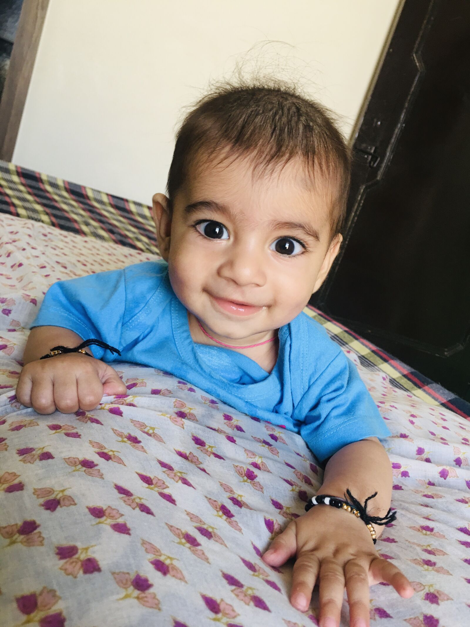 iPhone 6s Plus back camera 4.15mm f/2.2 sample photo. Manveer sidhu, cute baby photography