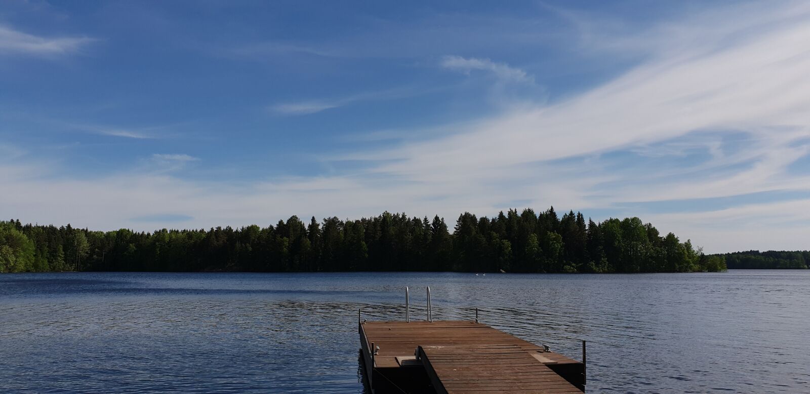 Samsung Galaxy S9+ sample photo. Summer, lake, pier photography