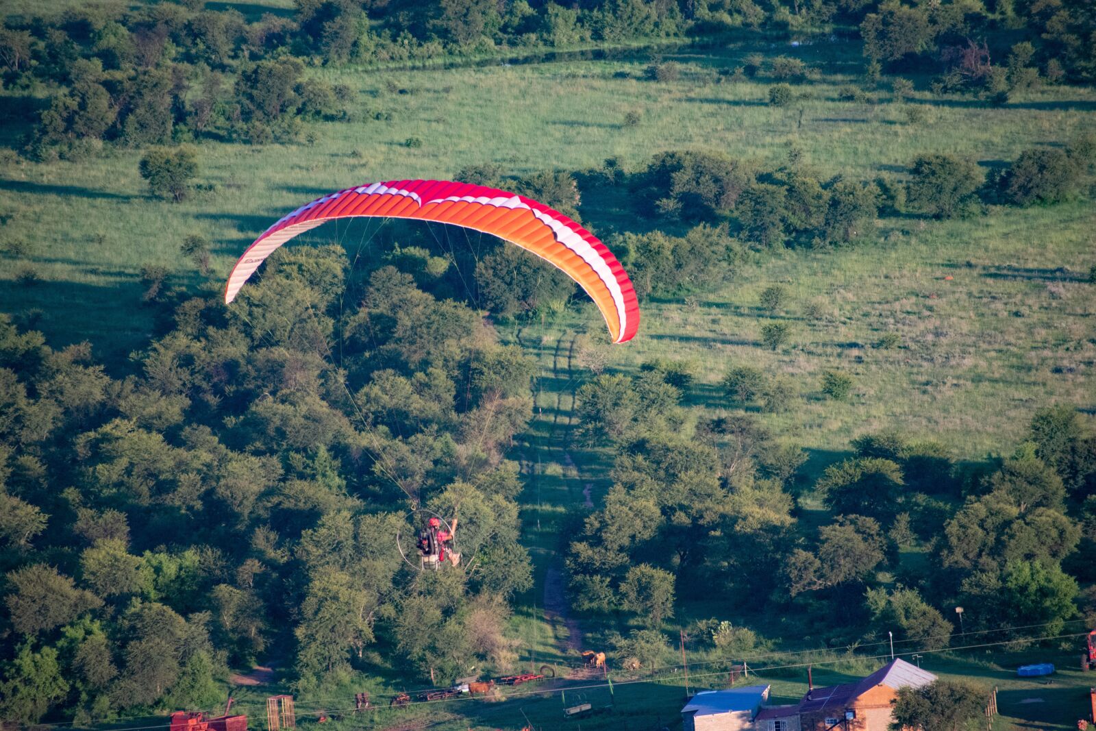 Nikon D3400 sample photo. Paramotor, flight, paragliding photography