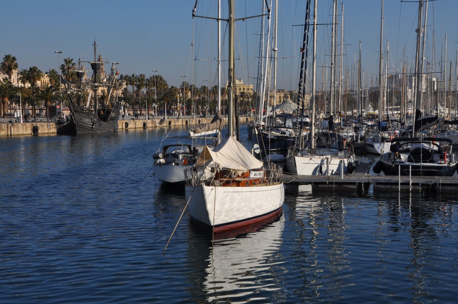 Nikon D90 sample photo. Barcelona, sea, boat photography