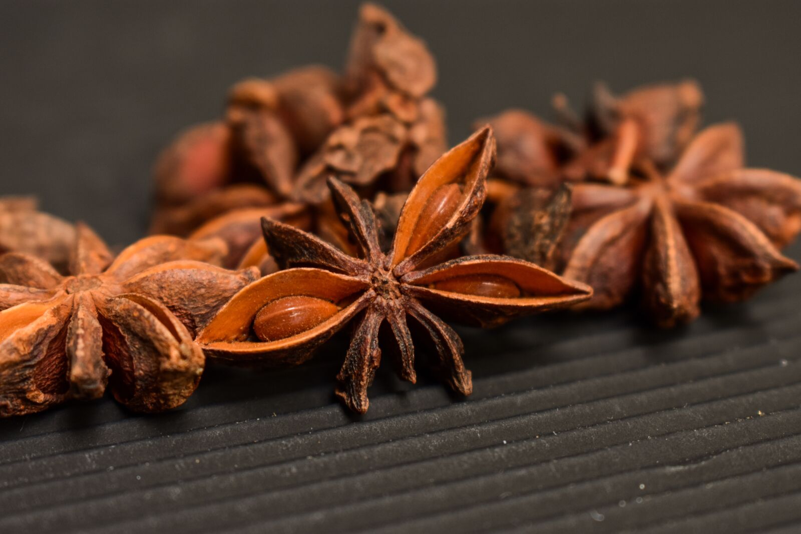 Nikon D3400 sample photo. Star anise, condiments, star photography