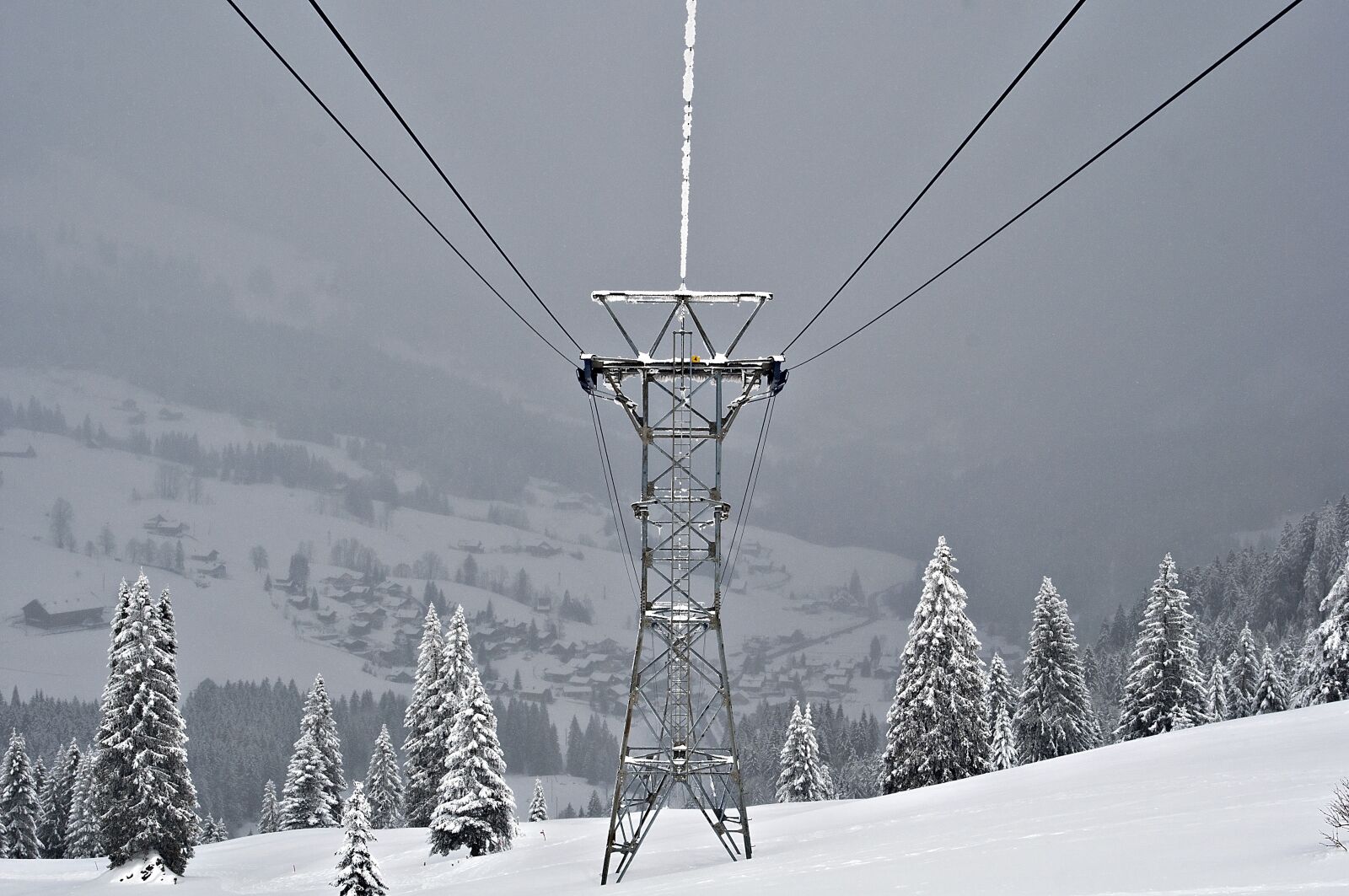 Nikon D90 sample photo. Snow, winter, cold photography