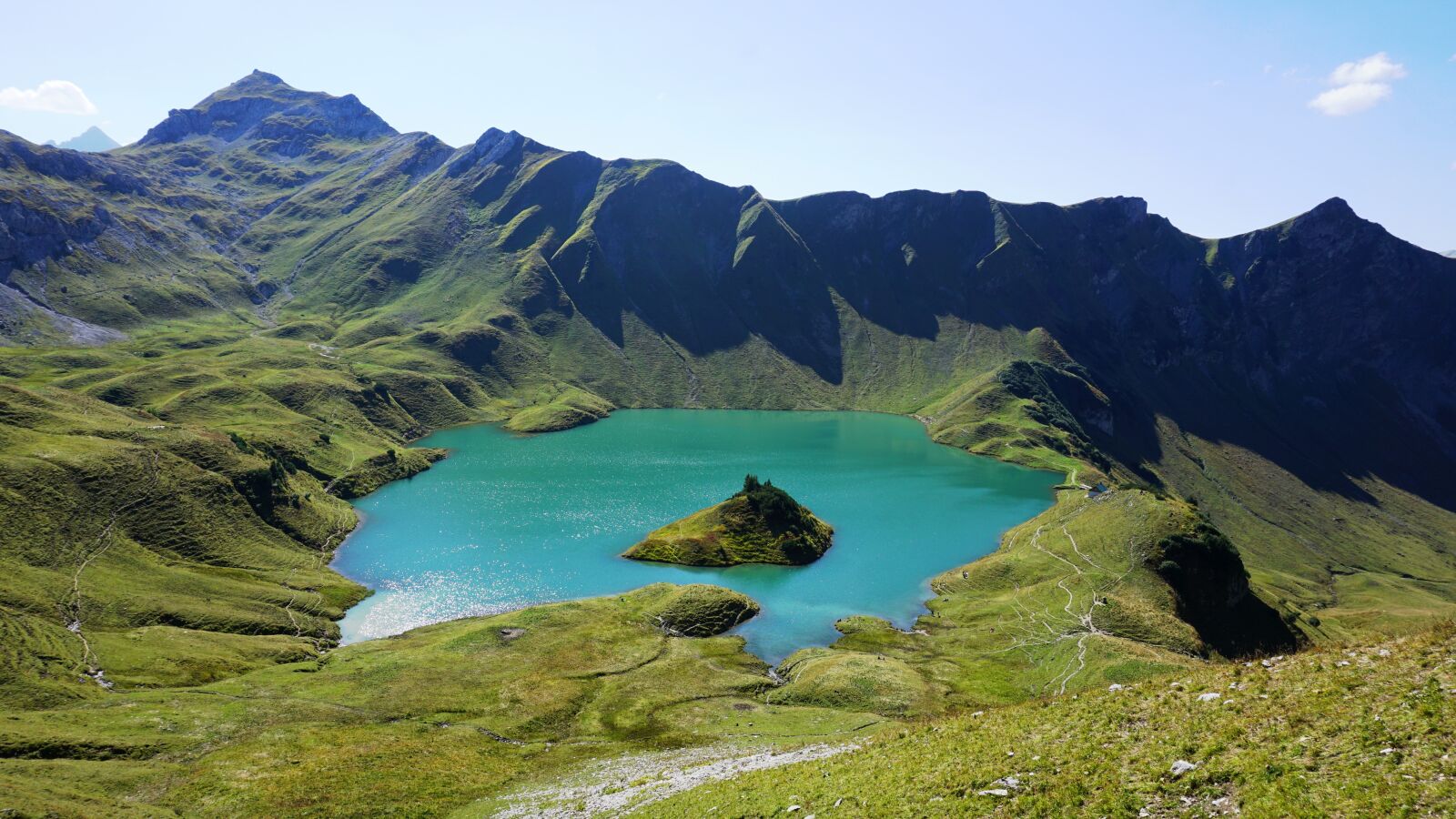 Sony a6000 sample photo. Schrecksee, mountain hike, alpine photography