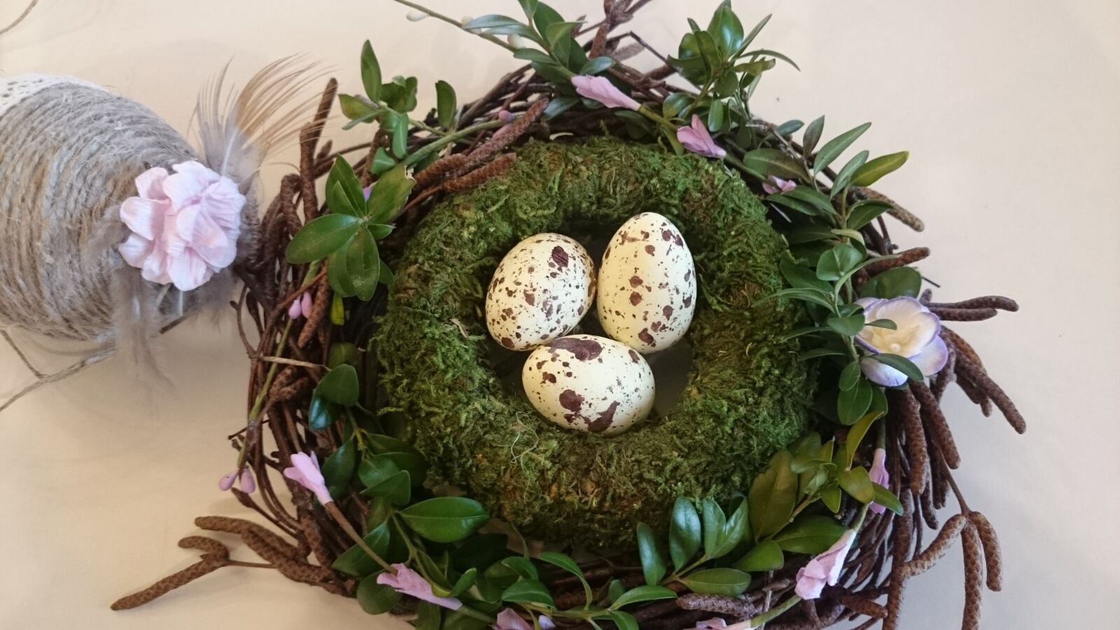 Sony Xperia Z1 sample photo. Easter, reed, easter eggs photography