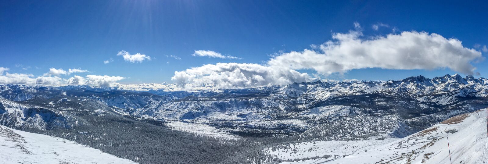 Apple iPhone 6s sample photo. Nature, panoramic, snow photography