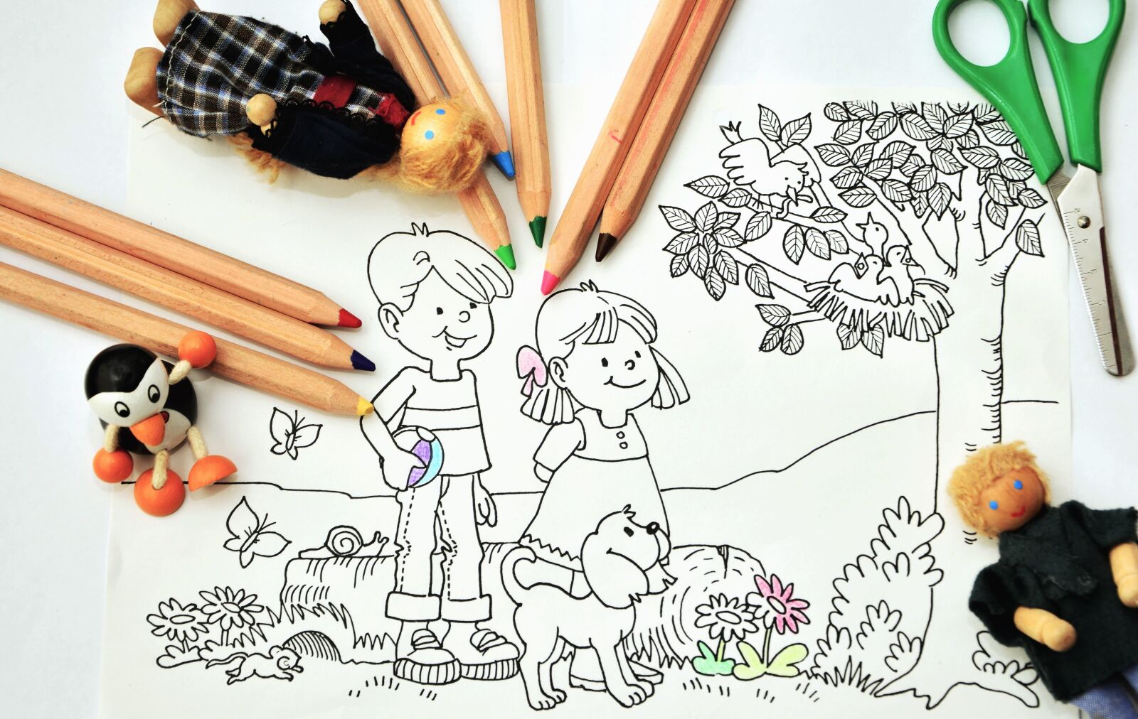 Nikon D5200 sample photo. Crayon, drawing, pencil, boy photography