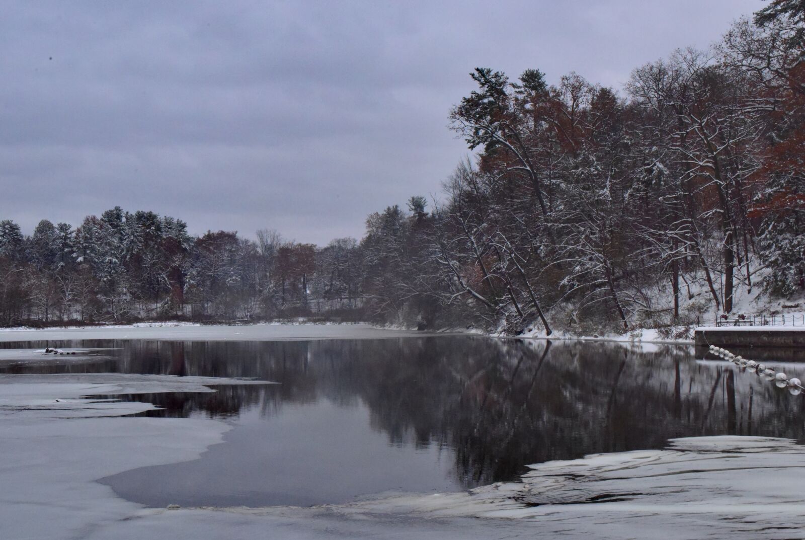 Nikon D810 sample photo. Winter landscape, winter lake photography