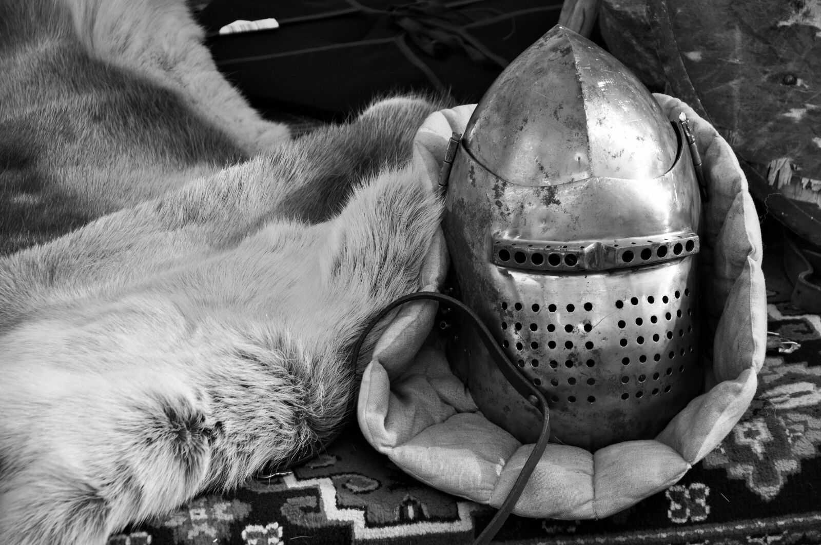 Nikon D90 sample photo. Helmet, helm, medieval helmet photography