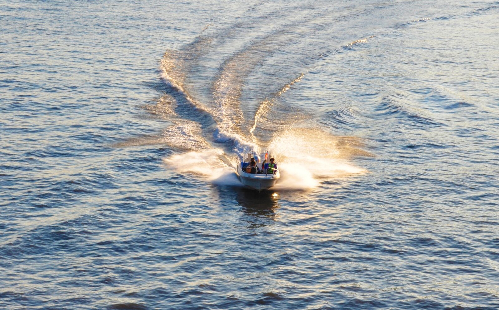 Nikon D90 sample photo. Speed boat, the water photography