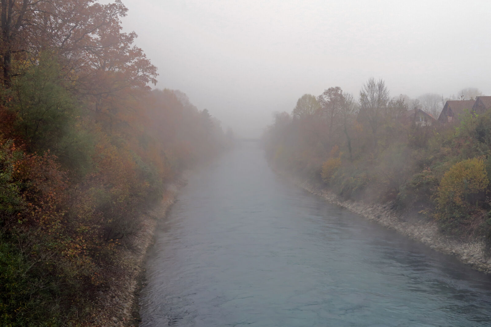 Canon PowerShot G7 X sample photo. Landscape, mist, misty, river photography
