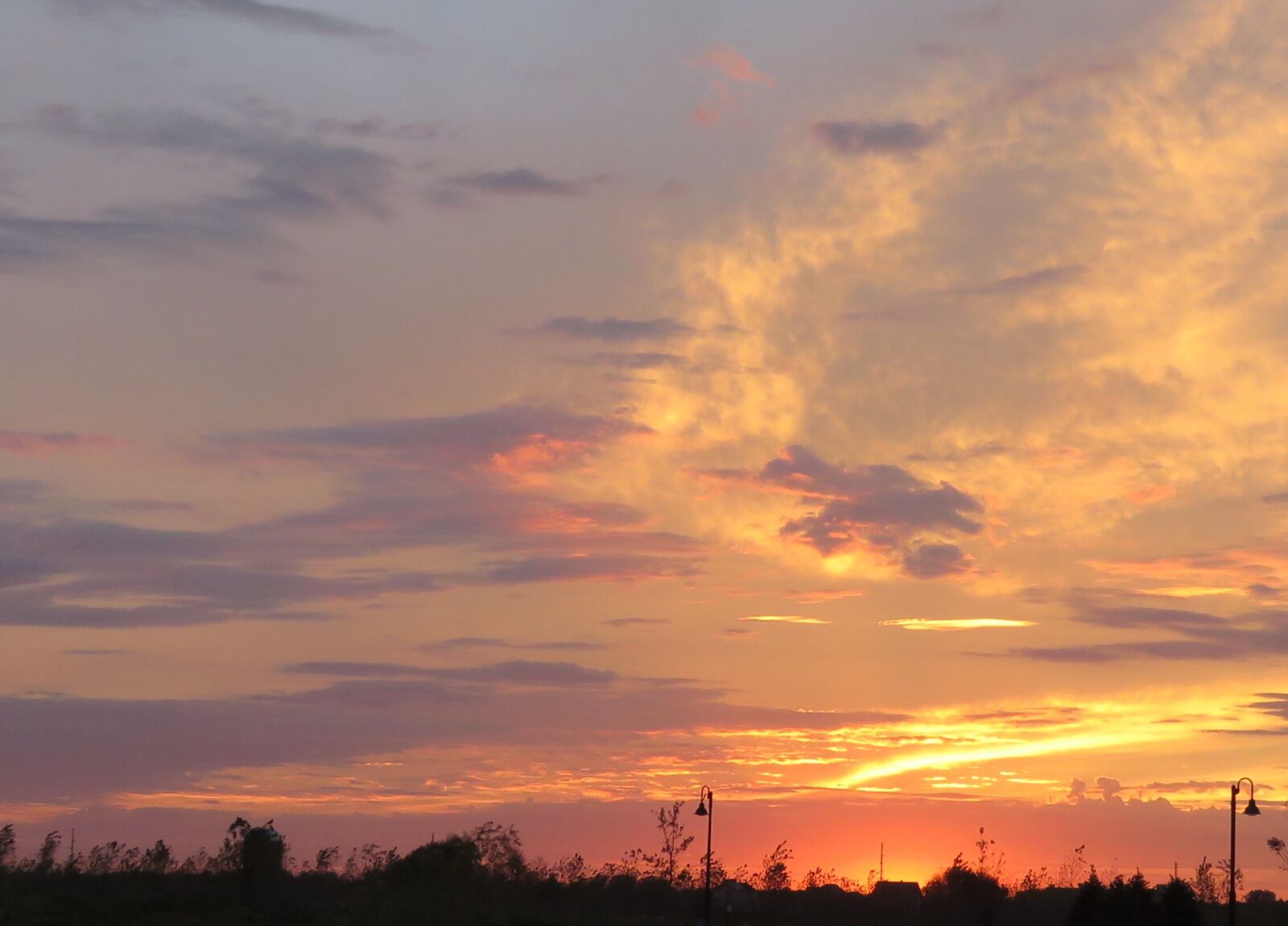 Canon PowerShot SX60 HS sample photo. Clouds, pink, sky, sunset photography