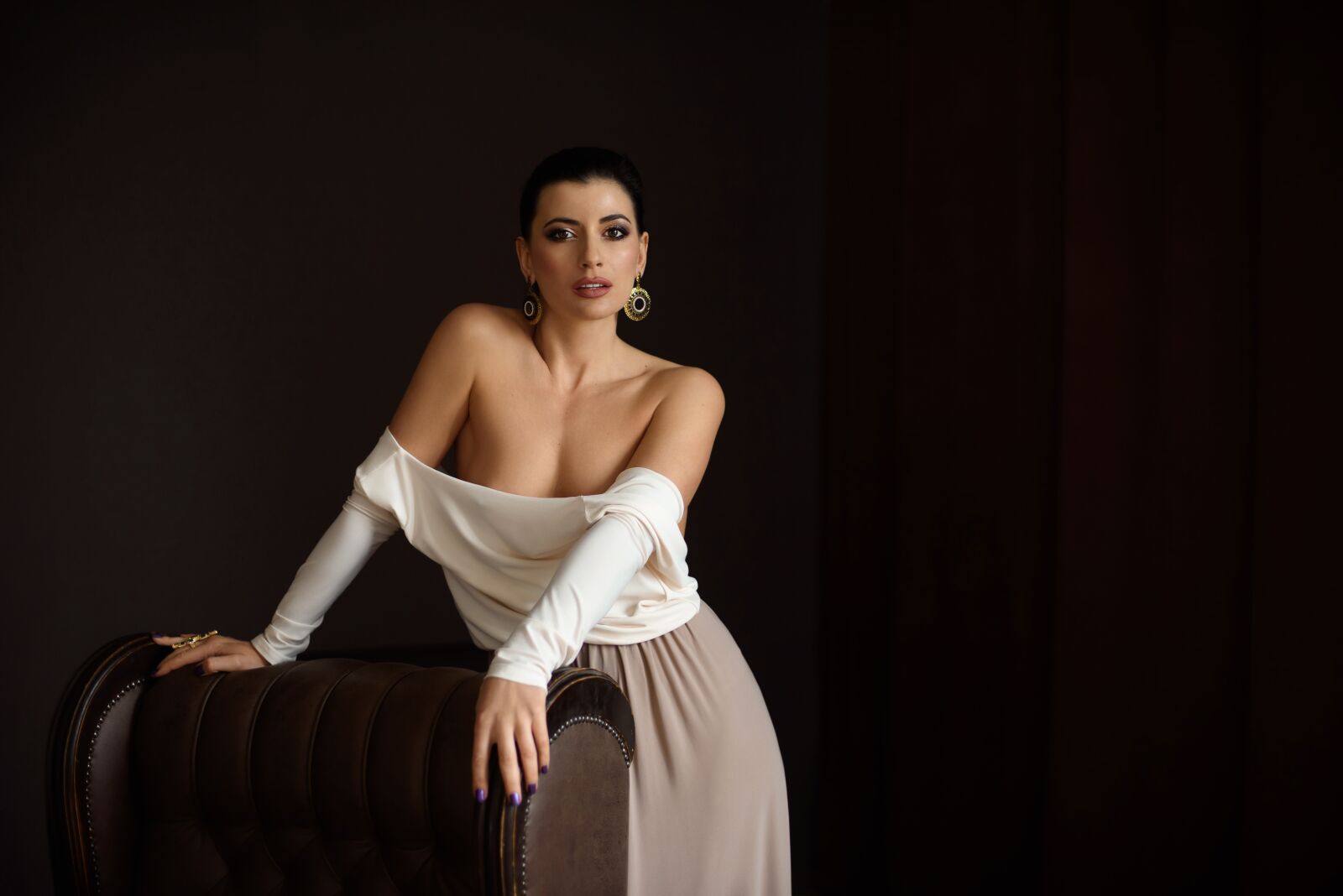 Nikon D750 sample photo. Model, face, portrait photography