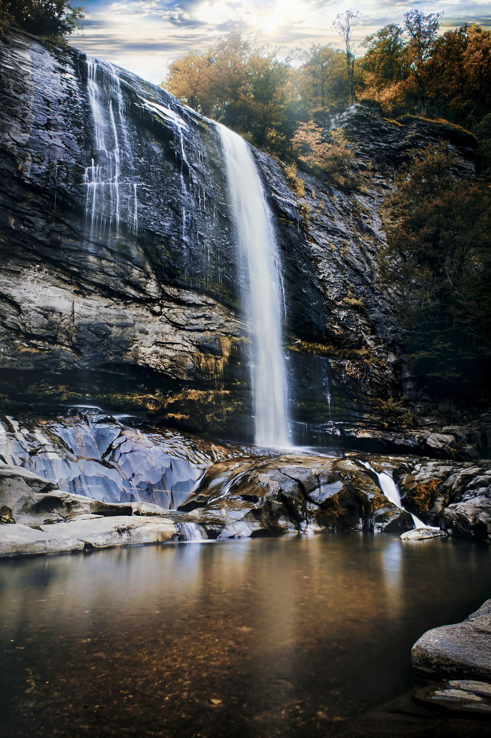 Nikon D3S sample photo. Waterfall, long exposure, water photography