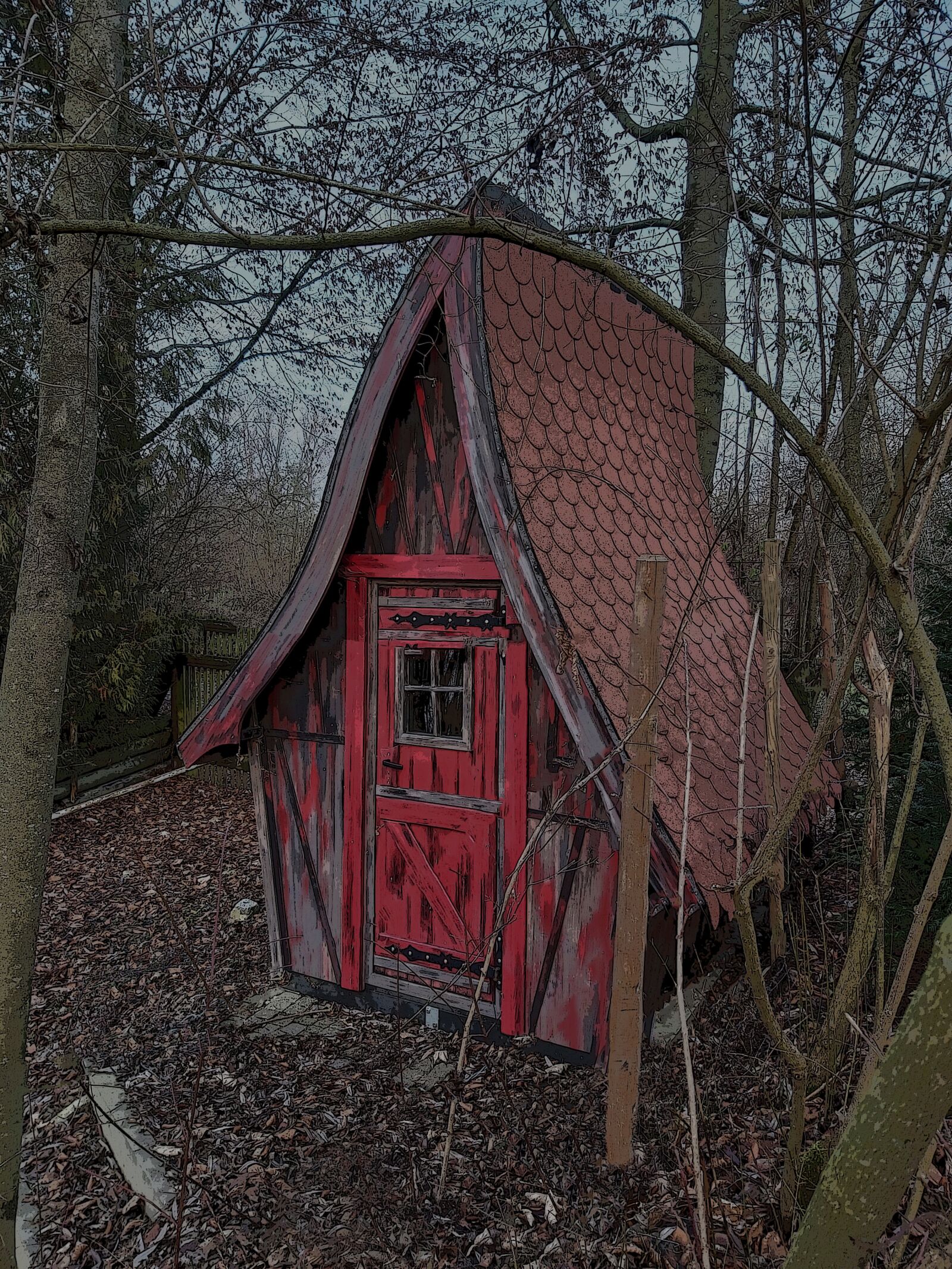 Samsung Galaxy A70 sample photo. Witch's house, fairy tales photography