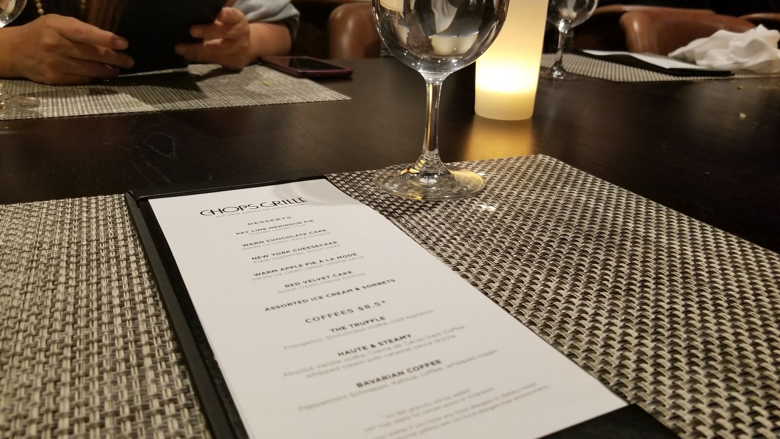 Samsung Galaxy S8 sample photo. Menu, restaurant, food photography