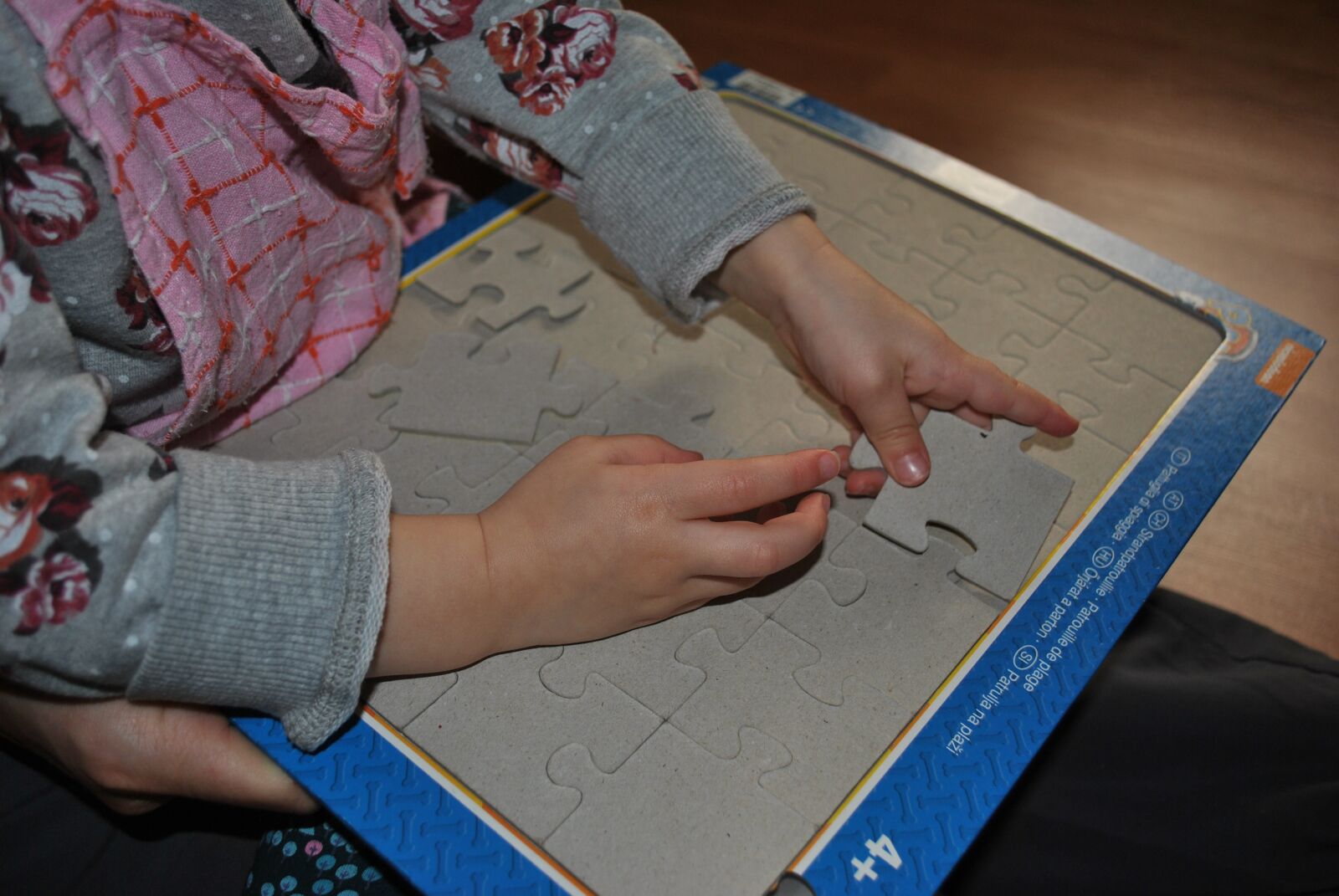 Nikon D3000 sample photo. Kids, puzzle, toys photography