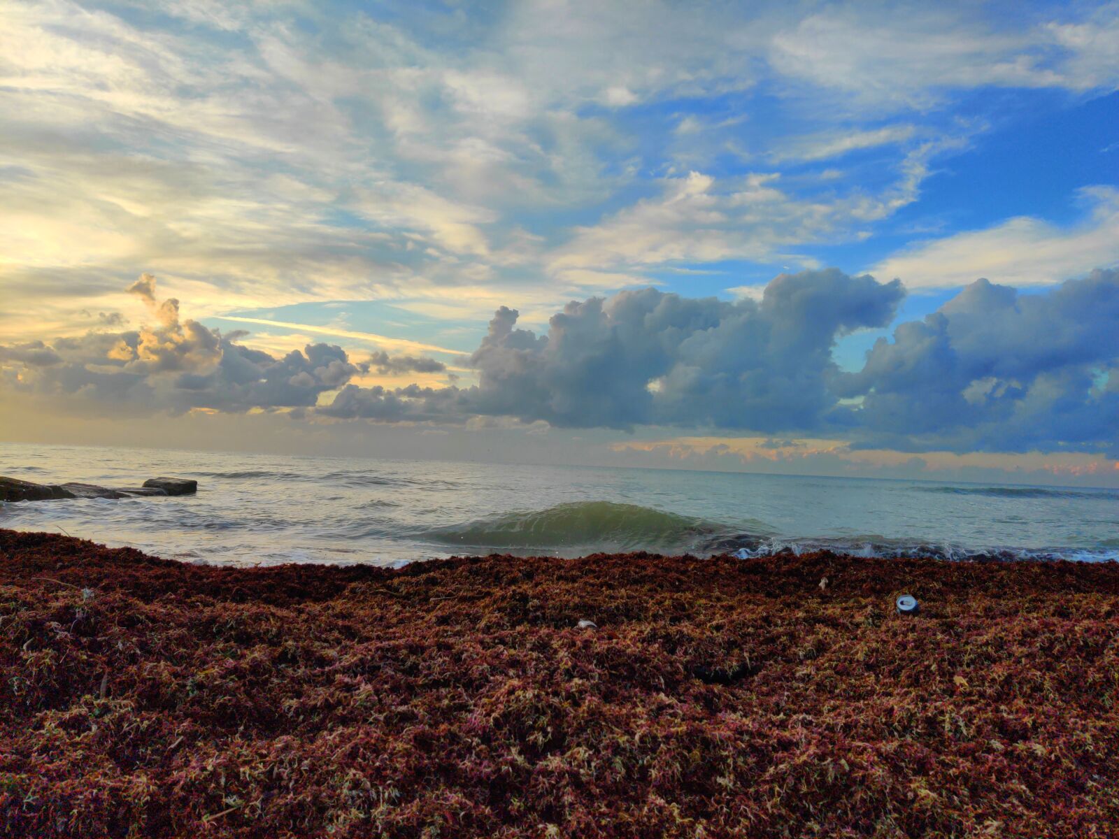 OnePlus GM1903 sample photo. Sea, beach, sunset photography